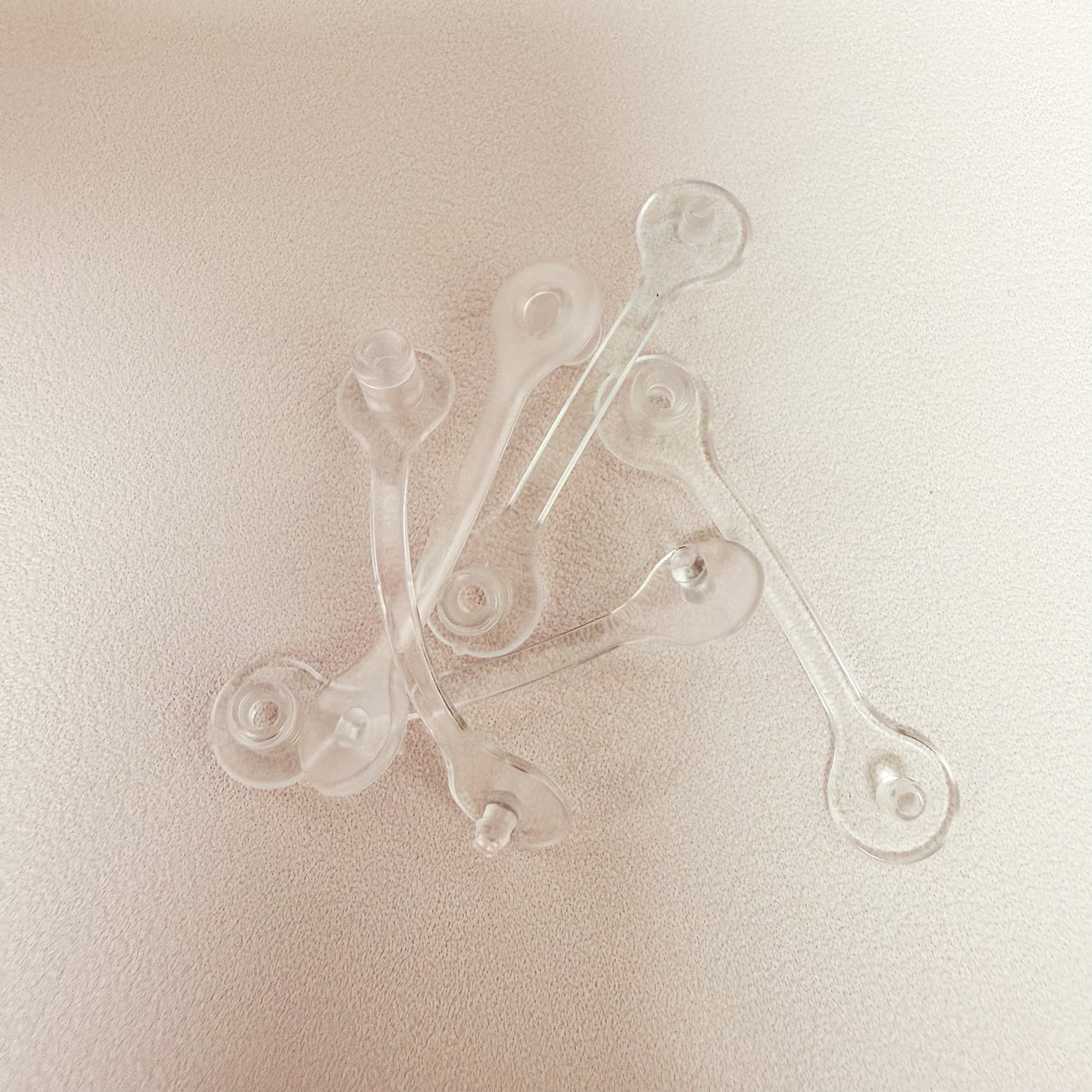 Clear Keychain Attachments (20 pcs)