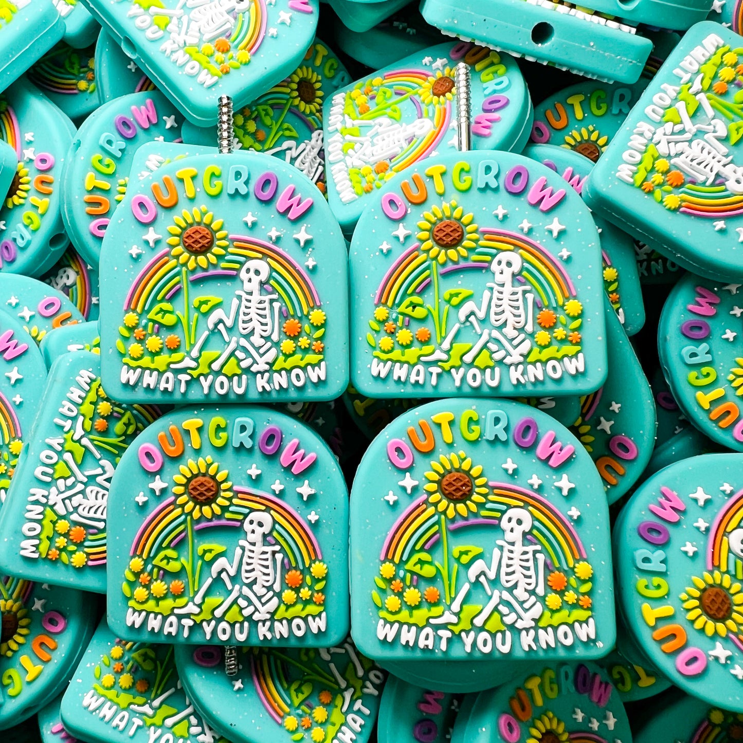 Outgrow What You Know Silicone Focal Bead (pack of 2)