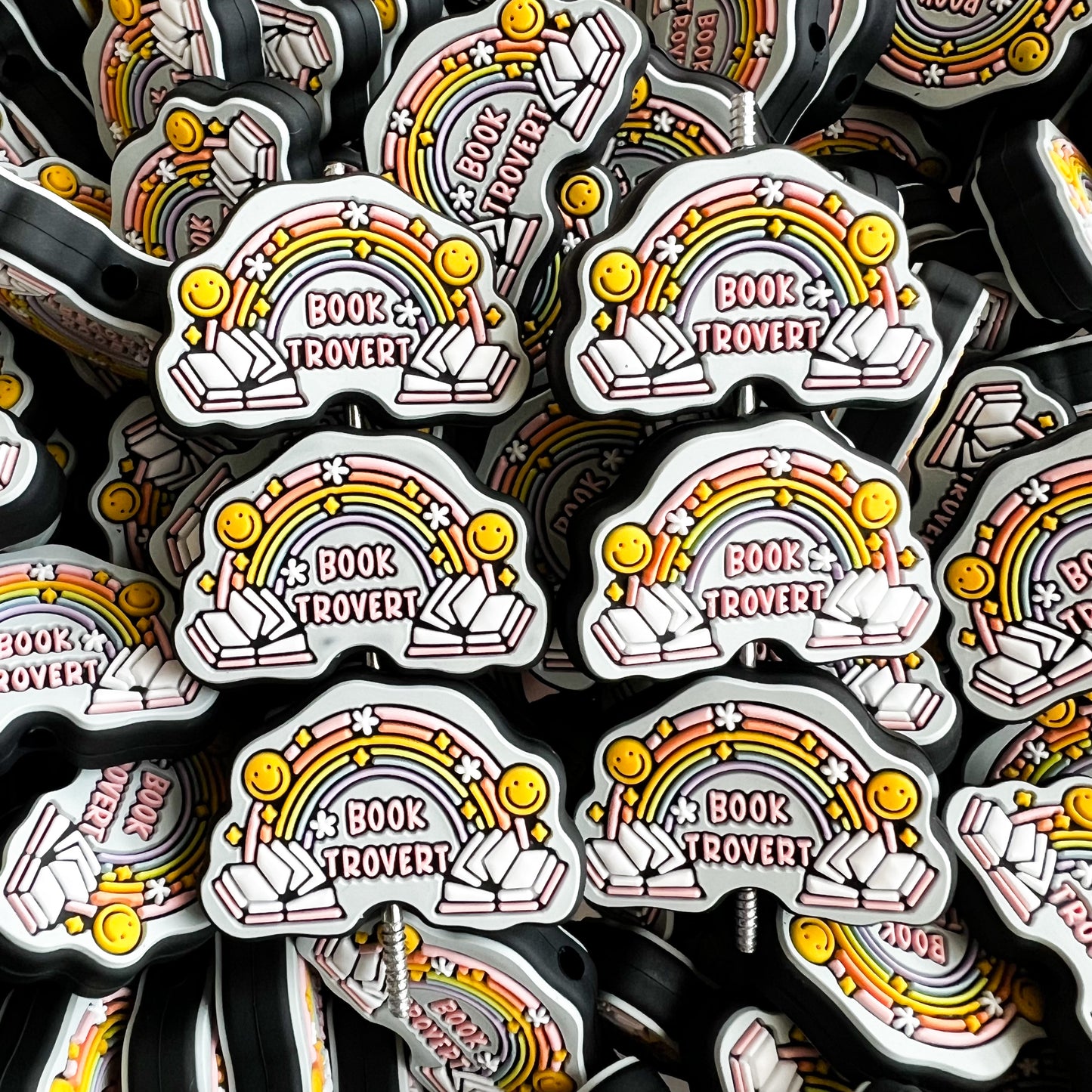 Booktrovert Silicone Focal Bead (pack of 2)