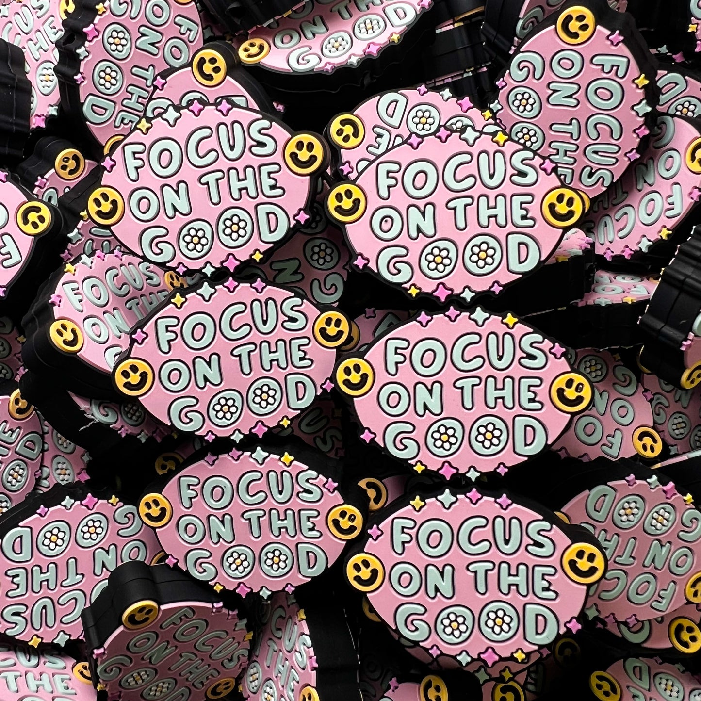 Focus On The Good Silicone Focal Bead (pack of 2)