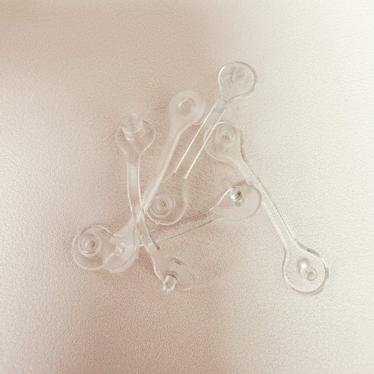 Clear Keychain Attachments (20 pcs)