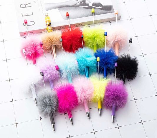 Fluffy Fur Beadable Pens (1pc)